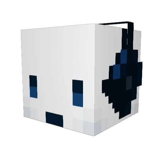 Mayqs Minecraft avatar head, 3D render