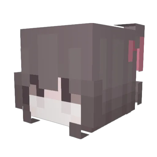 Mayra_UWU Minecraft avatar head, 3D render
