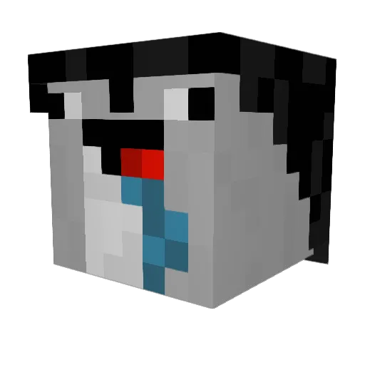 Mayrick Minecraft avatar head, 3D render