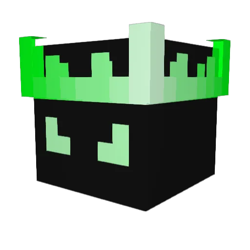 Maytrixx_ Minecraft avatar head, 3D render