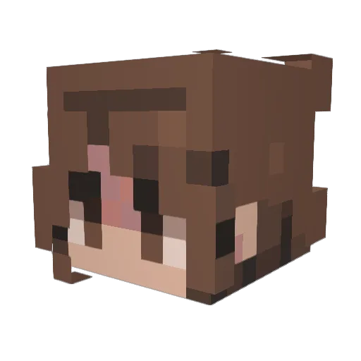 Maz_03 Minecraft avatar head, 3D render
