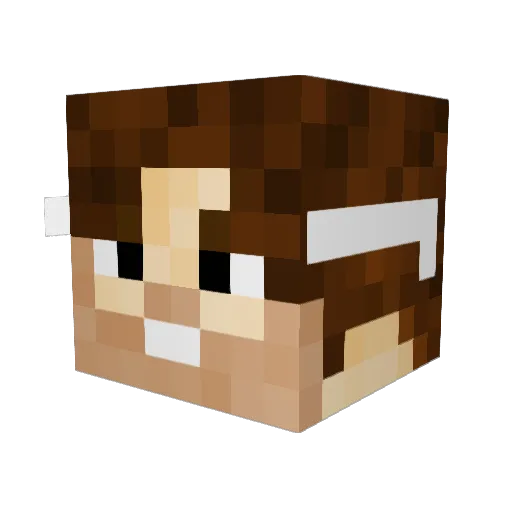 MazedurMC Minecraft avatar head, 3D render