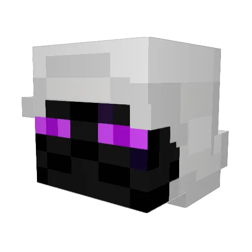 Mazeeda Minecraft avatar head, 3D render