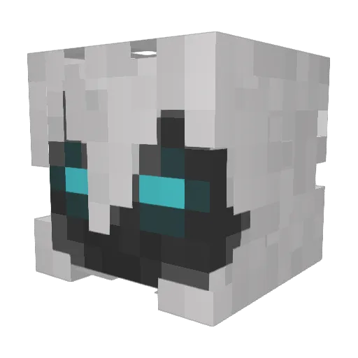 Mazeex Minecraft avatar head, 3D render