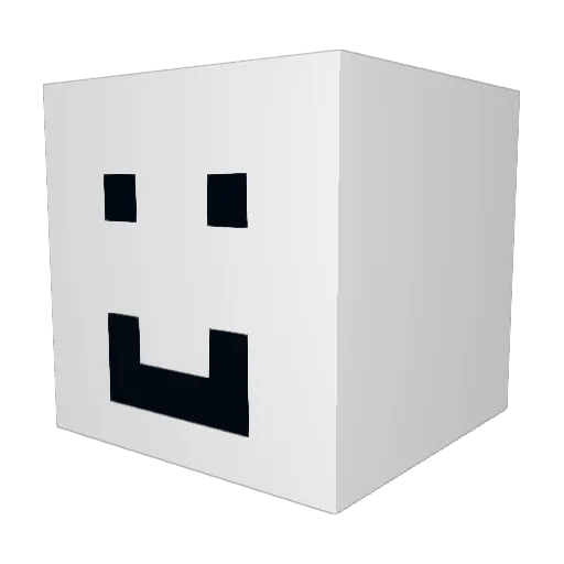 Mazellltov Minecraft avatar head, 3D render