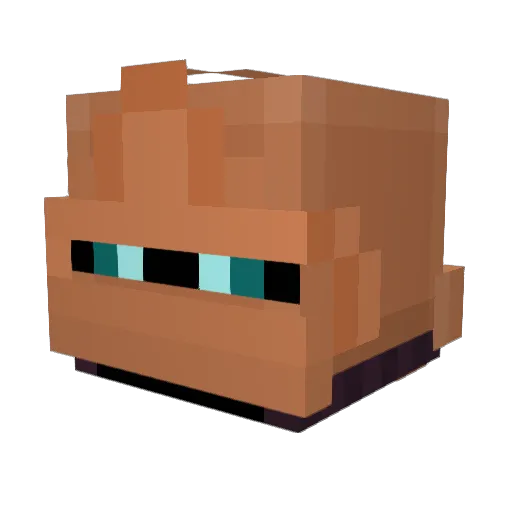 Mazeprit Minecraft avatar head, 3D render