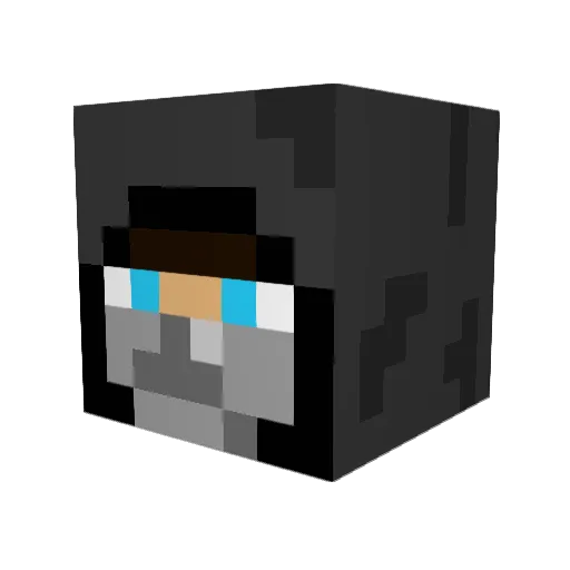 Mazi256 Minecraft avatar head, 3D render