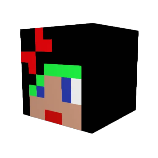 Mazikeen2001 Minecraft avatar head, 3D render