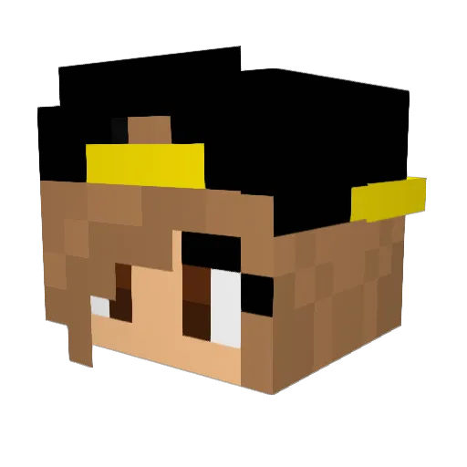 Mazinha10m Minecraft avatar head, 3D render