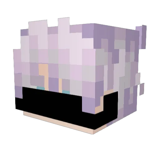 Mazoku1277 Minecraft avatar head, 3D render