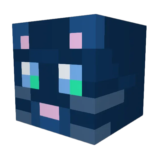 Mazteba Minecraft avatar head, 3D render