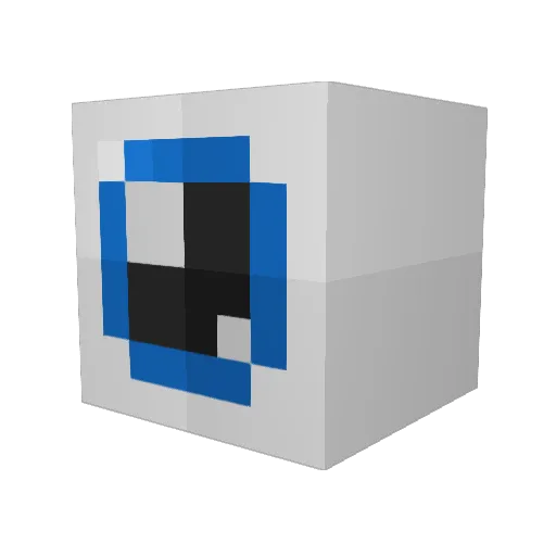 Mazucan Minecraft avatar head, 3D render