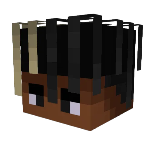 MazudMahandi Minecraft avatar head, 3D render