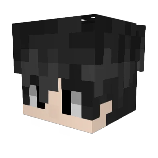 MazyIsHere Minecraft avatar head, 3D render