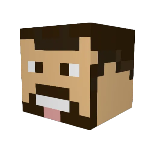 Mazza_l20 Minecraft avatar head, 3D render