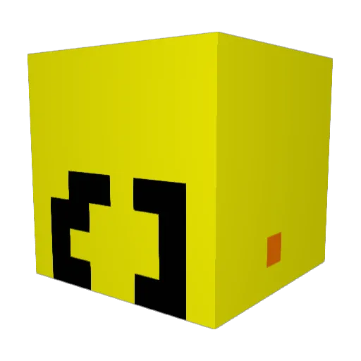 Mazzant Minecraft avatar head, 3D render