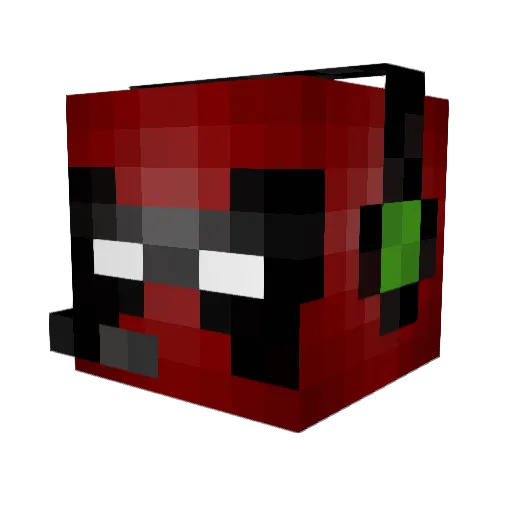 MazzaroADs Minecraft avatar head, 3D render