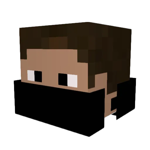 Mazzo005 Minecraft avatar head, 3D render