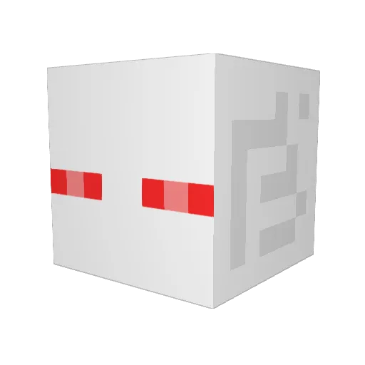 Mazzoh Minecraft avatar head, 3D render