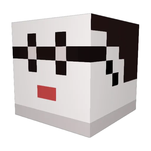 MbayeDiagne91 Minecraft avatar head, 3D render