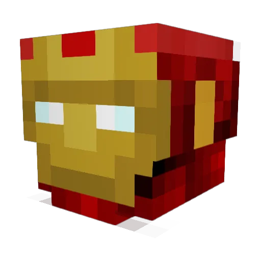 Mbcrafti Minecraft avatar head, 3D render
