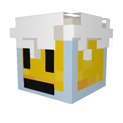 MbeeRsky Minecraft avatar head, 3D render