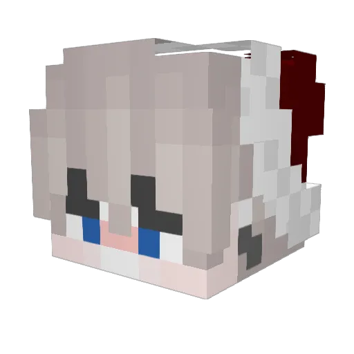 MbrN Minecraft avatar head, 3D render