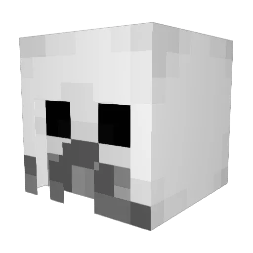 Mc2muffin Minecraft avatar head, 3D render