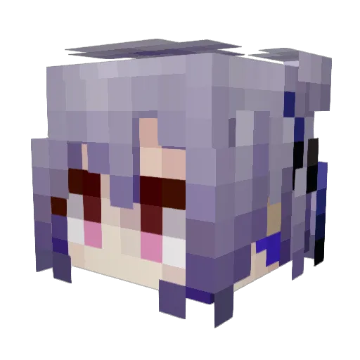 McAkrios Minecraft avatar head, 3D render