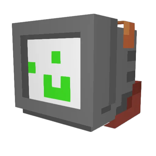 McBeary Minecraft avatar head, 3D render
