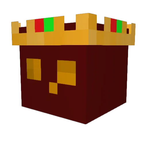 McBongle Minecraft avatar head, 3D render