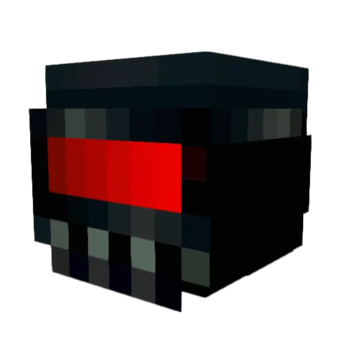 McBrooker Minecraft avatar head, 3D render