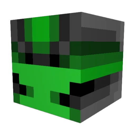 McChicken360 Minecraft avatar head, 3D render