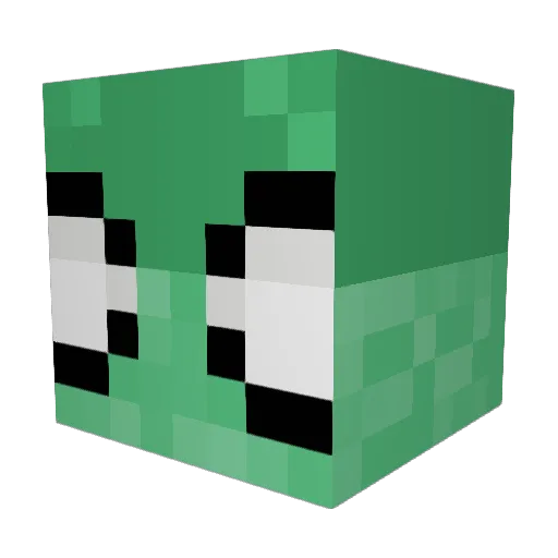 McChickenette Minecraft avatar head, 3D render