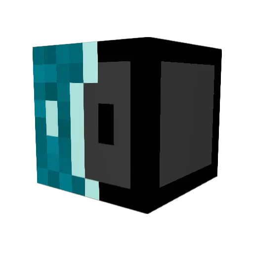 McClass Minecraft avatar head, 3D render