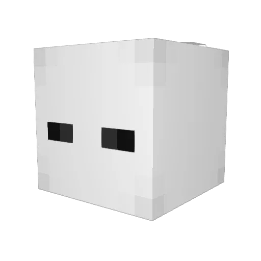 McCreamy69 Minecraft avatar head, 3D render