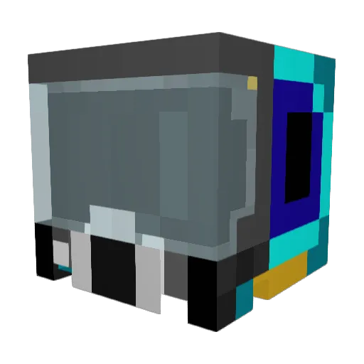 McCrypto Minecraft avatar head, 3D render