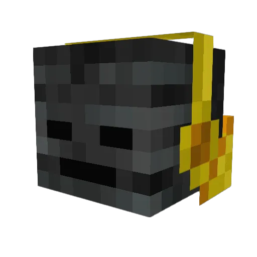 McCwhillis Minecraft avatar head, 3D render