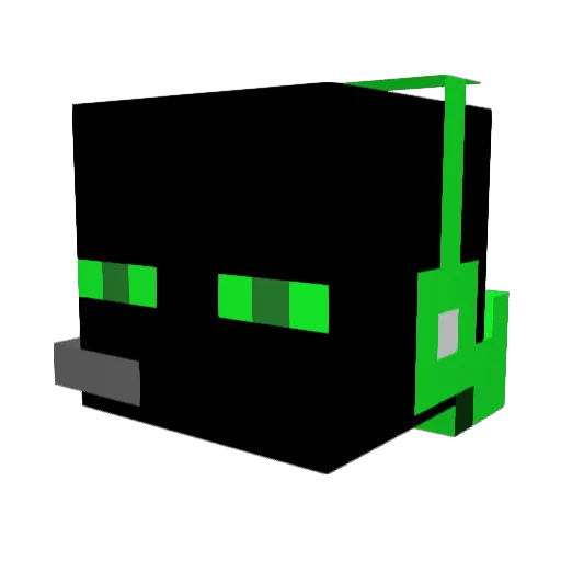 McDade52 Minecraft avatar head, 3D render