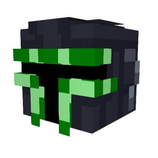 McDave22 Minecraft avatar head, 3D render
