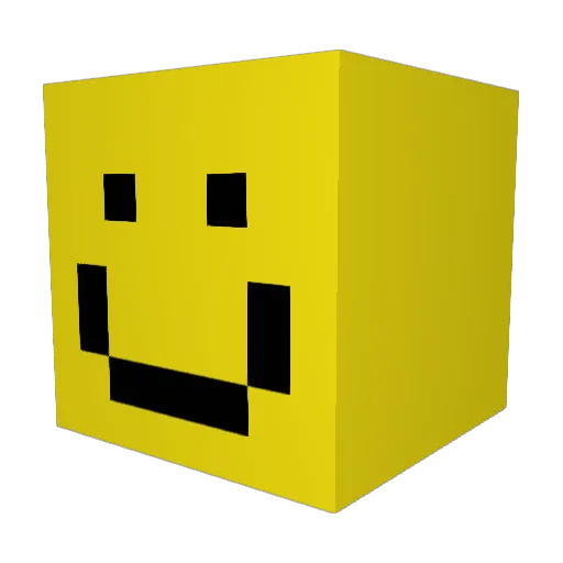 McDeedz Minecraft avatar head, 3D render