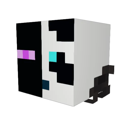 McDerbster Minecraft avatar head, 3D render