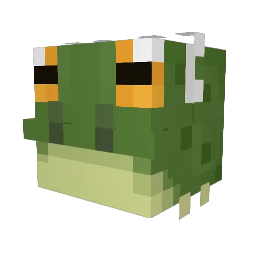 McDinkle Minecraft avatar head, 3D render