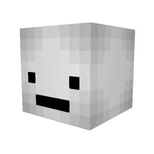 McDizzyy Minecraft avatar head, 3D render