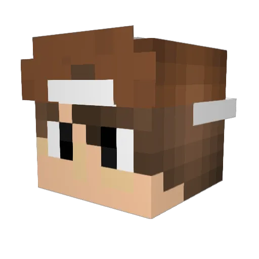 McDoennerXXL Minecraft avatar head, 3D render