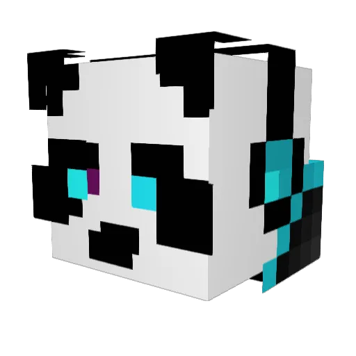 McDoodlles Minecraft avatar head, 3D render
