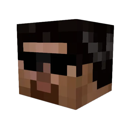 McElch99 Minecraft avatar head, 3D render