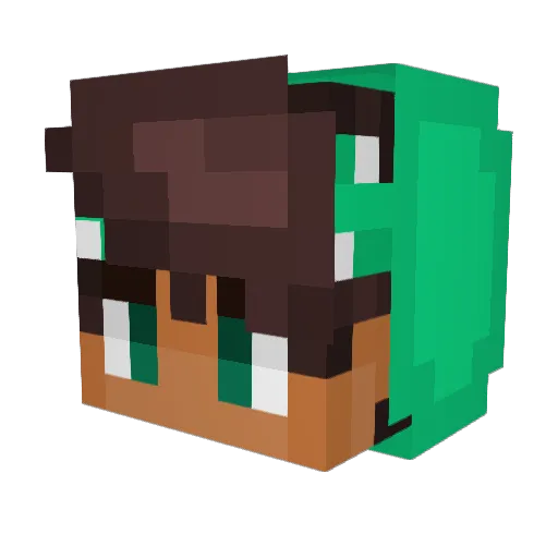McEpe Minecraft avatar head, 3D render