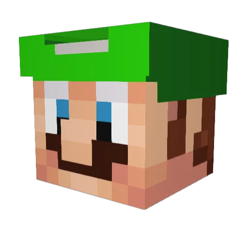 McFan836 Minecraft avatar head, 3D render