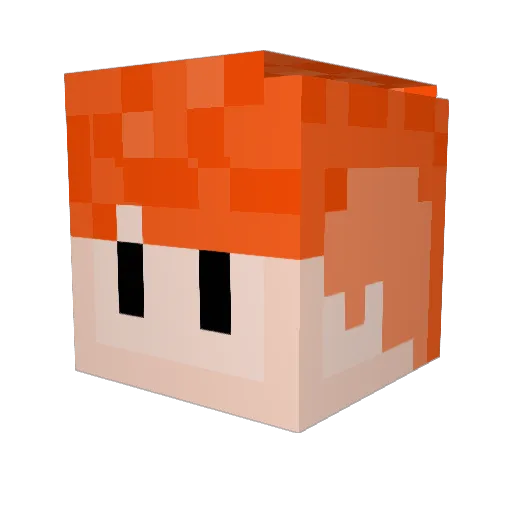 McFelipardo Minecraft avatar head, 3D render